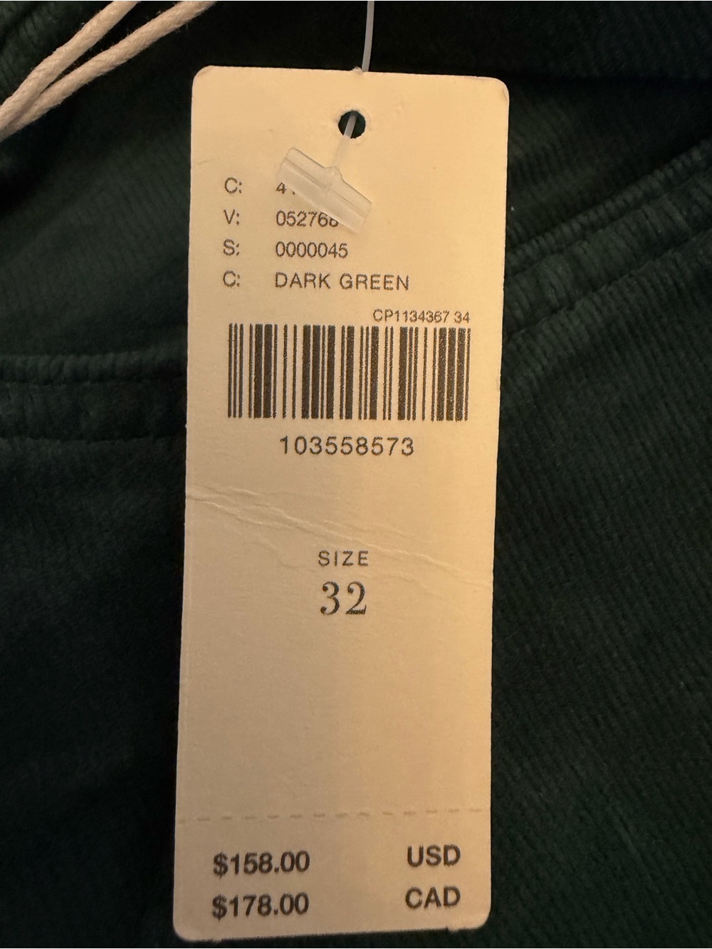 Austyn Green Corduroy 32 Anthropologie High Rise Wide Leg Jeans Pants New $158 - Picture 4 of 9